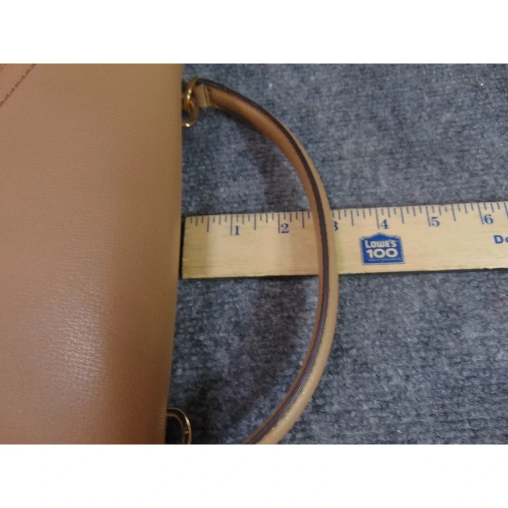 Michael Kors Handbag Jet Set Tan Leather Chain Strap Flap Turn Lock Shoulder Bag